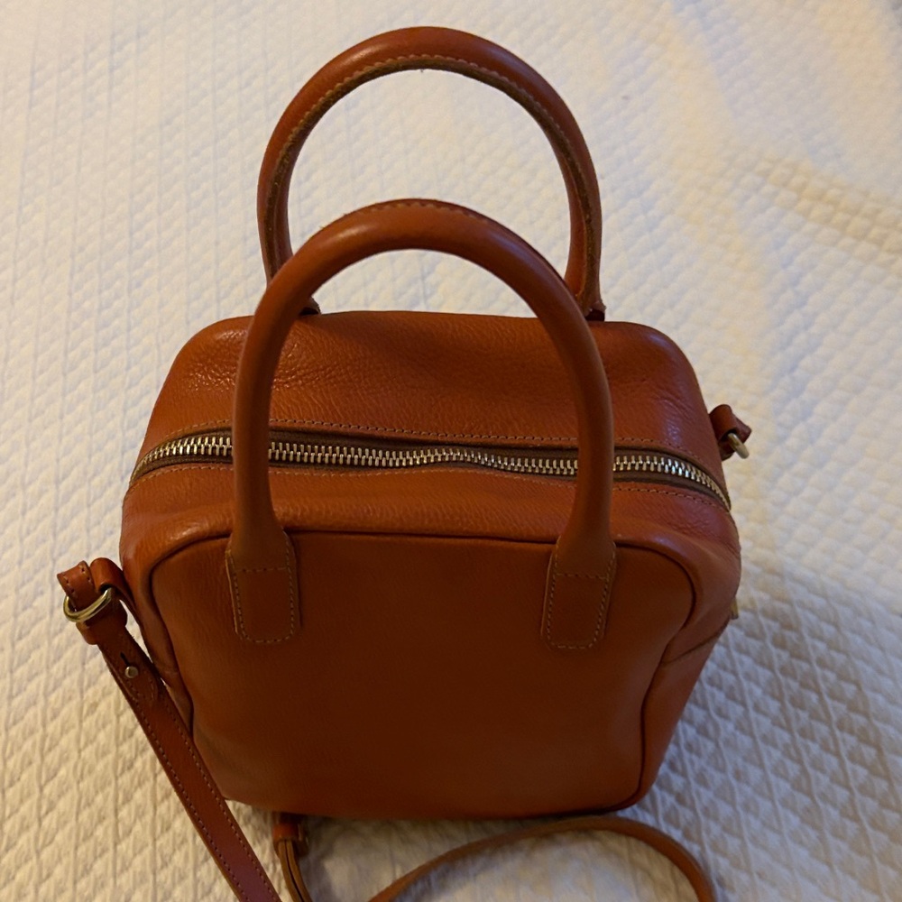 Il BISONTE Tan Leather crossbody handbag - Picture 4 of 9